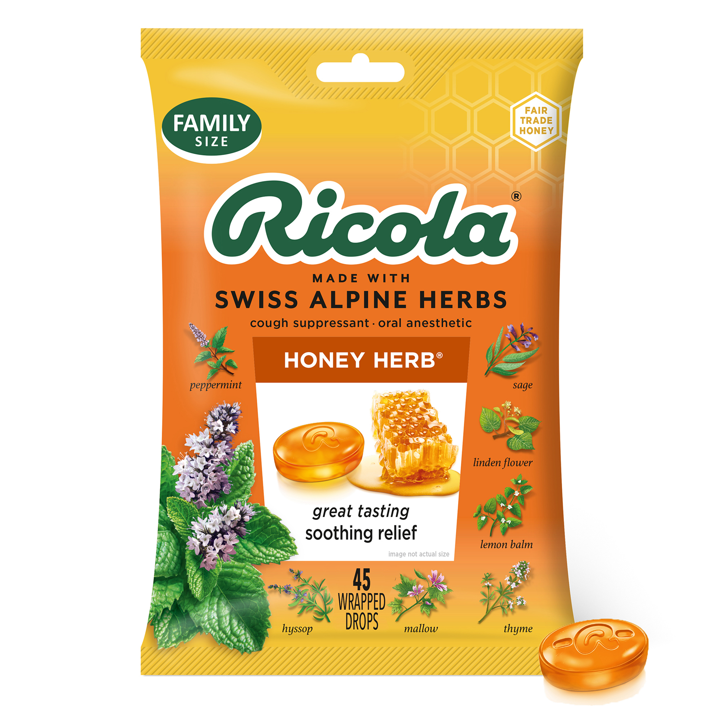 Ricola Original Herb Cough and Sore Throat Relief Ricola